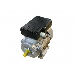 Moteur monophasé 0,12Kw Taille 63 1500t/mn 230 IE1 B3 Alu Double condo