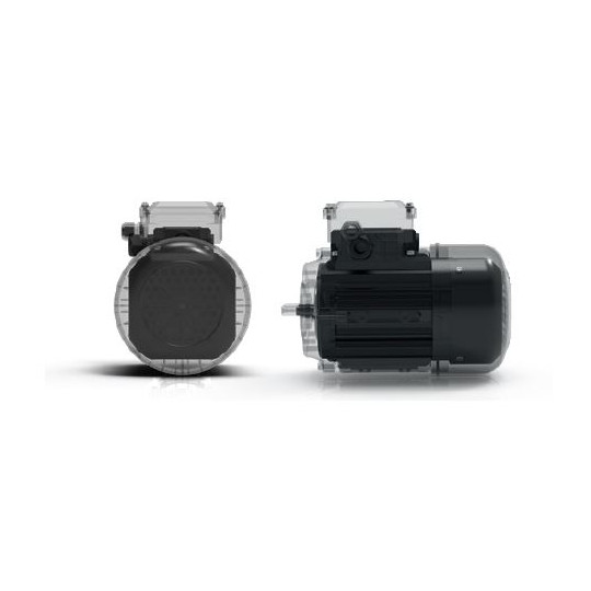 Moteur Triphasé 0.04Kw Taille 50 1501t/mn - 230/400 IE1 B14 Alu IP66 Sans ventilation