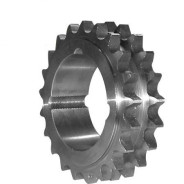 Pignon acier 06B-2 Double 17 dents pour moyeu amovible 1008