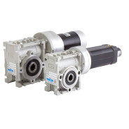 Motoréducteur Brushless IP20 Roue et vis CM026 i5 Ø12 BL012 800t/mn 24V 52W  avec carte électronique intégrée et codeur 24cpr