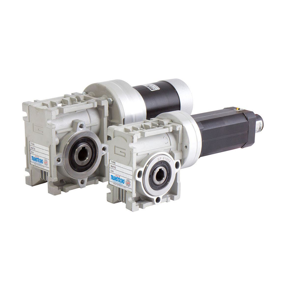 Motoréducteur Brushless IP20 Roue et vis CM026 i5 Ø12 BL012 800t/mn 24V 52W  avec carte électronique intégrée et codeur 24cpr