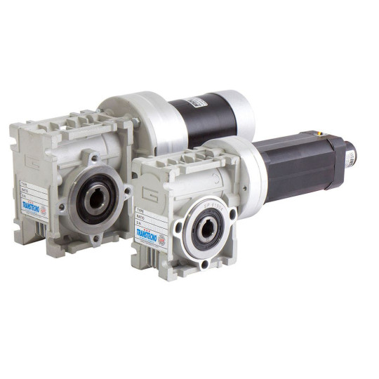 Motoréducteur Brushless IP20 Roue et vis CM026 i5 Ø11 BL012 800t/mn 24V 52W  avec carte électronique intégrée et codeur 24cpr