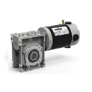 Motoréducteur à Courant Continu Roue et Vis CM070 Ø28 i40 EC350 12V 350W Ø90