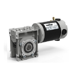 Motoréducteur à Courant Continu Roue et Vis CM070 Ø28 i40 EC350 12V 350W Ø90