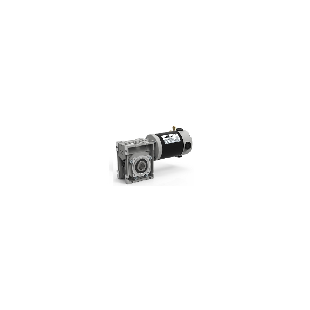 Motoréducteur à Courant Continu Roue et Vis CM070 Ø28 i40 EC350 12V 350W Ø90
