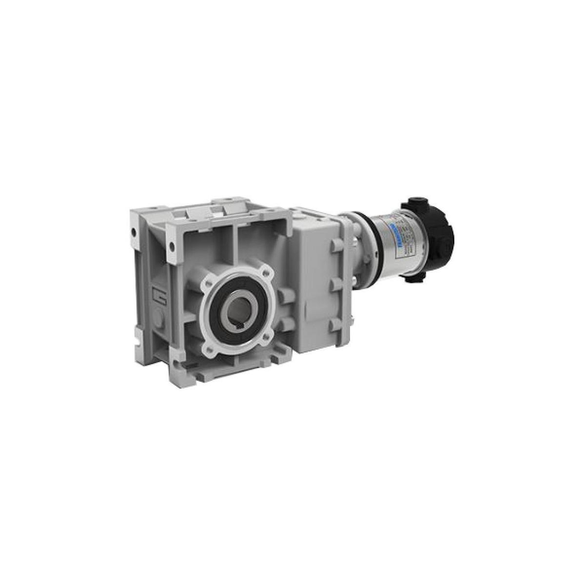 Motoréducteur à Courant Continu Orthogonal CMB402 i6,18 Ø18 ND120 485t/mn 12V 160W 56B14 Ø80