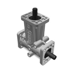 Renvoi d'angle DZ 3 trous Ø8mm 1/1 Sortie B