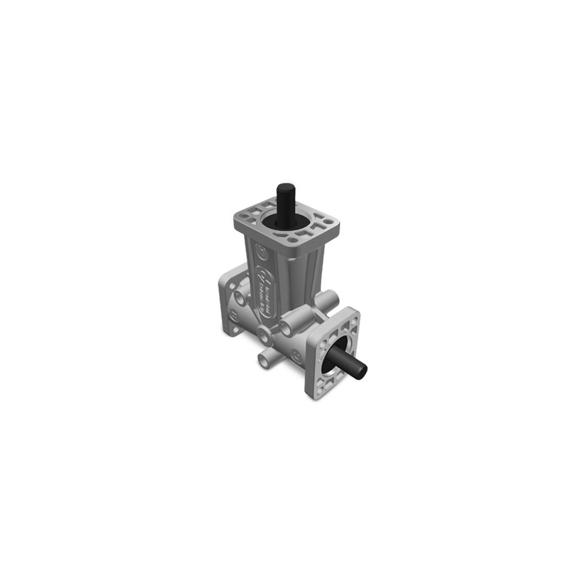 Renvoi d'angle DZ 3 trous Ø8mm 1/1 Sortie B