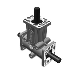 Renvoi d'angle DZ 3 trous Ø15mm 1/1 Sortie B