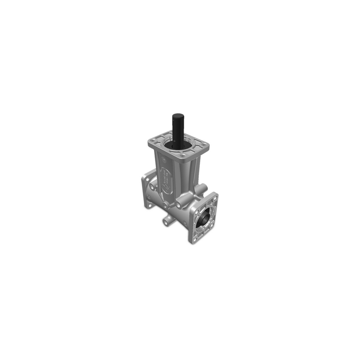 Renvoi d'angle DZ 3 trous Ø19-20mm 1/1 Sortie creux B-C