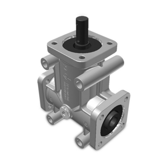 Renvoi d'angle ZP 4 trous Ø14mm 1/1 Sortie creux B-C