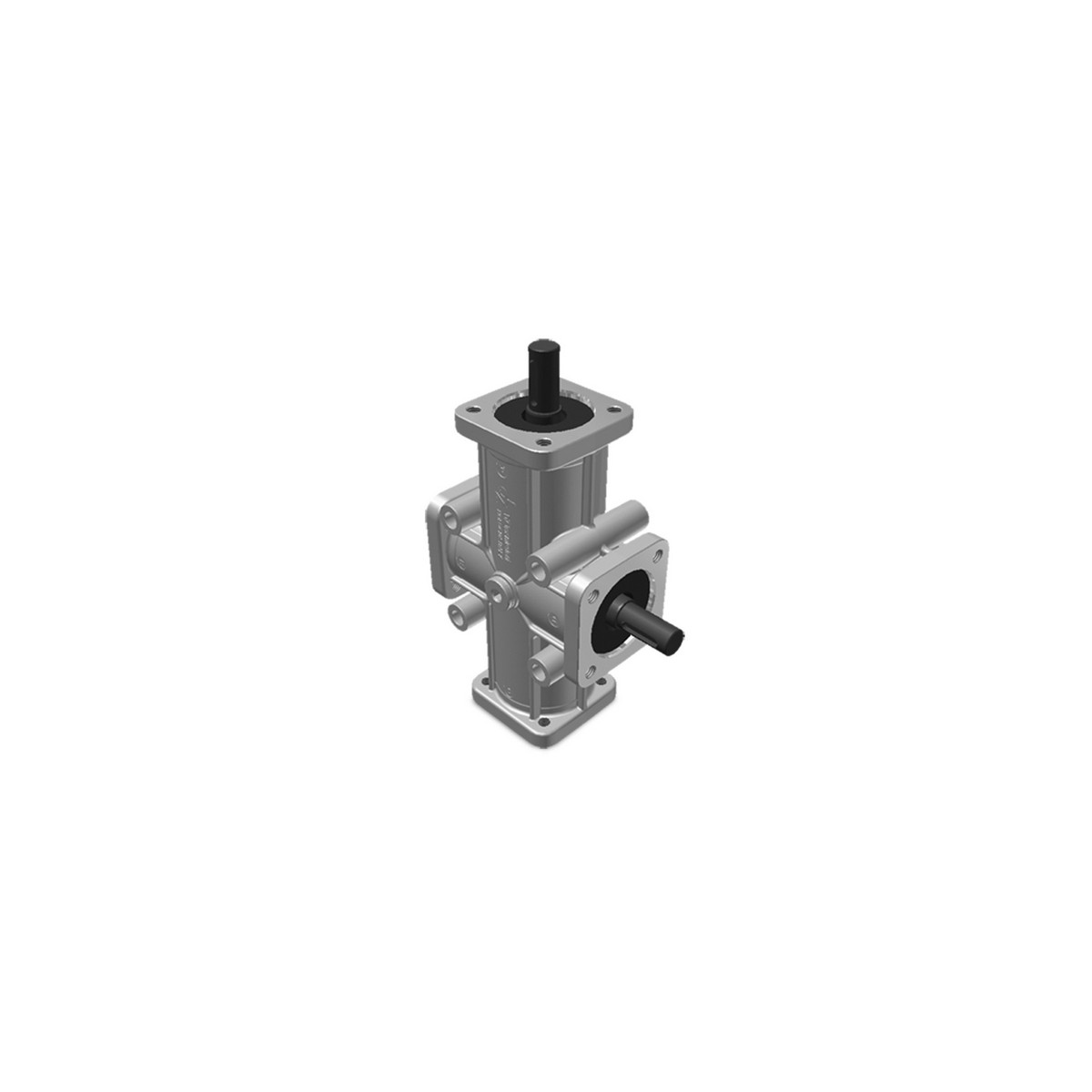 Renvoi d'angle ZP 4 trous Ø14mm 1/1 4 Sorties B-C