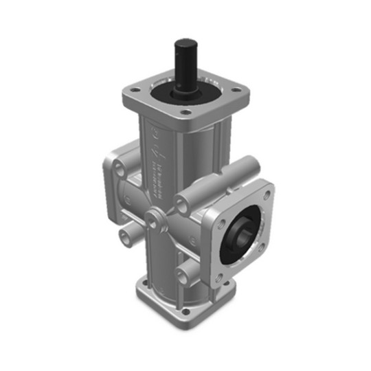 Renvoi d'angle ZP 4 trous creux Ø14mm 1/1 4 Sorties B-C-D