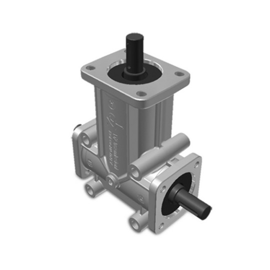 Renvoi d'angle ZP 4 trous Ø19mm 1/1 Sortie B