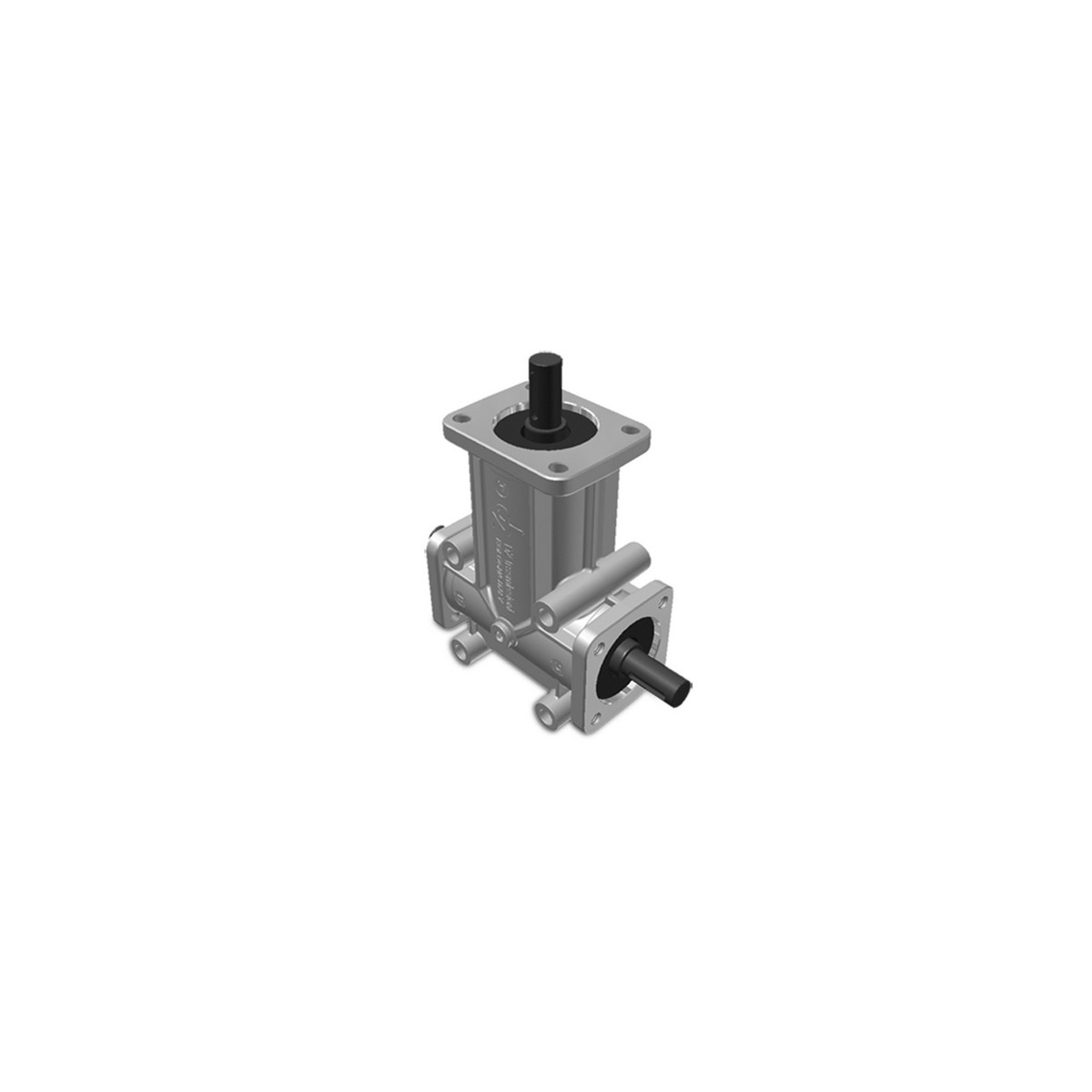 Renvoi d'angle ZP 4 trous Ø19mm 1/1 Sortie B
