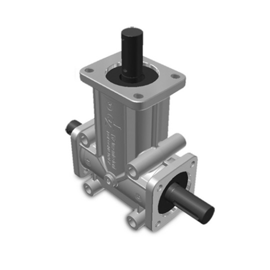 Renvoi d'angle ZP 4 trous Ø24mm 1/1 Sortie B