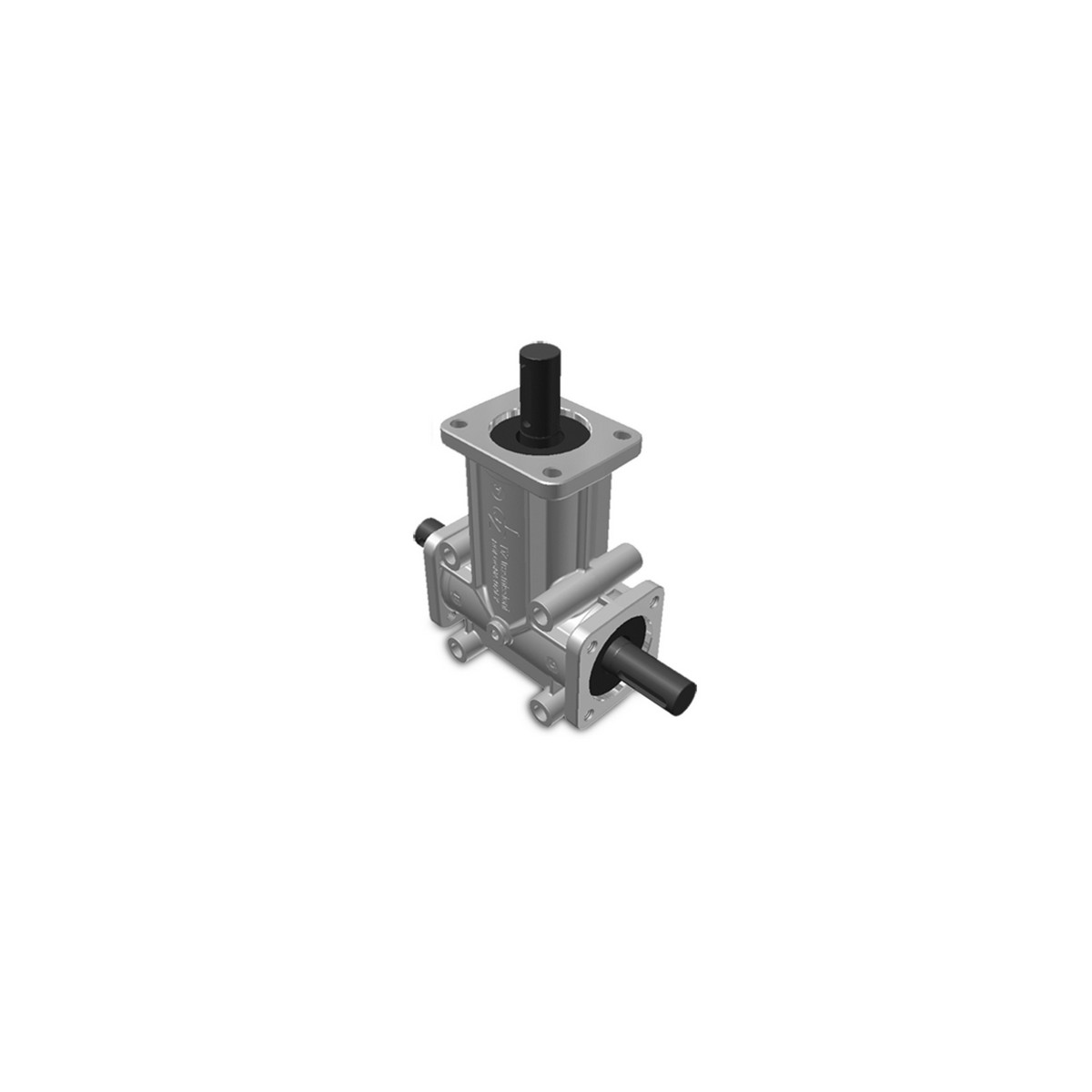 Renvoi d'angle ZP 4 trous Ø24mm 1/1 Sortie B