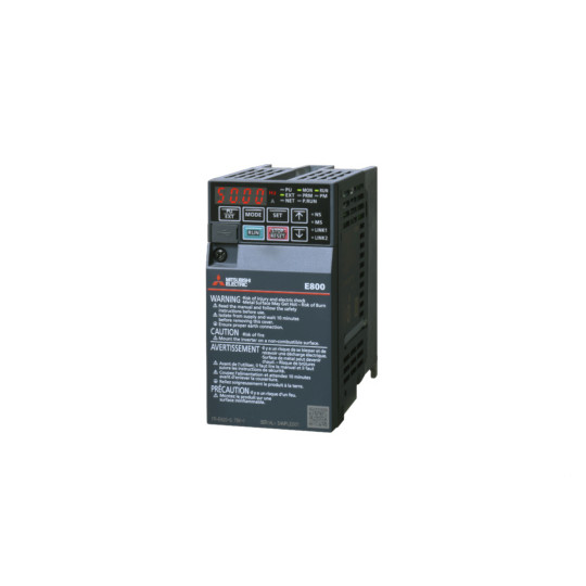 Variateur de fréquence FR-E800 0,1 0,8A (220-230 Mono)-(220-230 Tri) IP20