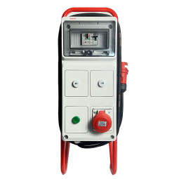 Coffret mobile industriel IP67 radiocommandé avec inverseur (32A - PMax: 15kW )