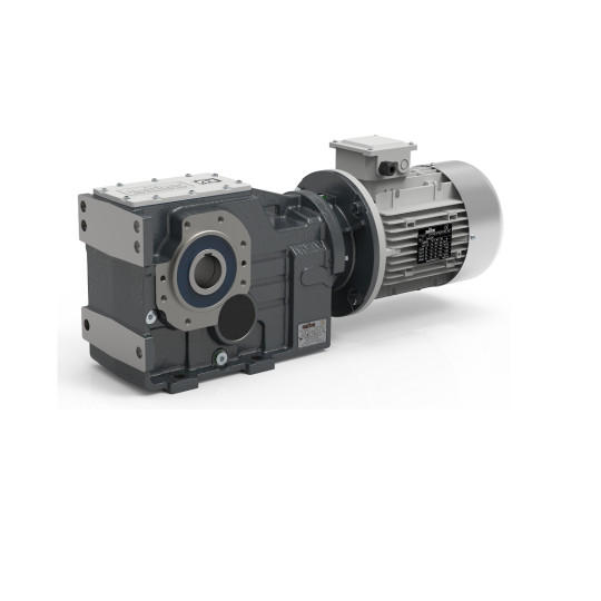 Motoréducteur Orthogonal ITB443U i7,88 Ø60 Taille 132 4 pôles 5,5Kw IE2 B5 fonte