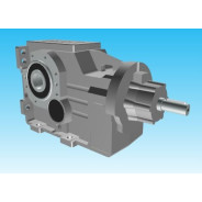 Réducteur Orthogonal ITBIS443U i17,23 Ø38-60 fonte