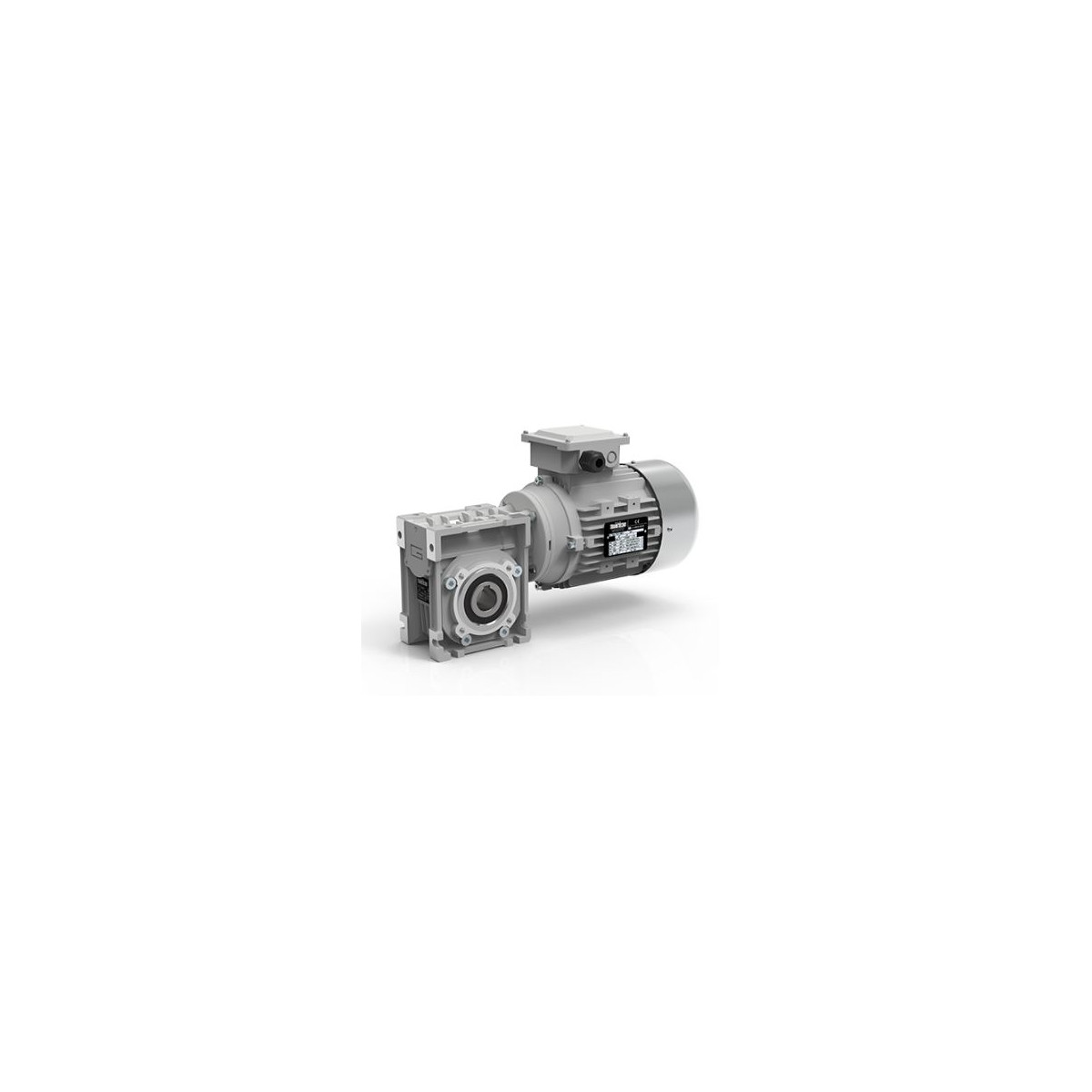 Motoréducteur Roue et Vis CM040 i50 Ø18 taille 56 4pôles 0,06Kw IE1 B14
