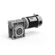 Motoréducteur à Courant Continu Roue et Vis CM050 Ø25 i40 EC180 12V 180W Ø80