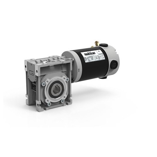 Motoréducteur à Courant Continu Roue et Vis CM050 Ø25 i40 EC180 12V 180W Ø80