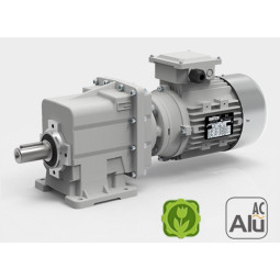 Motoréducteur Coaxial CMG022 i60,9 Ø25 Taille63 4pôles 0,18Kw IE1 B5 H:100 alu